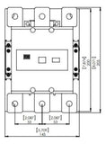 Contator WEG CWM250-22-30D23 Tripolar 250A Bobina 220V 50/60Hz para Acionamento de Motores Industriais