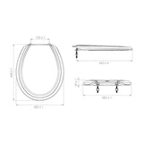 Assento Sanitário Duratti Branco Oval Universal - Modelo 7153011 - LORENZETTI