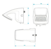 DUCHA LORENZETTI FUTURA ELETRÔNICA BRANCA 127V 5500W