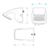 DUCHA LORENZETTI FUTURA ELETRÔNICA BRANCA 127V 5500W