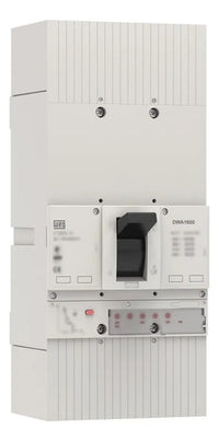 Disjuntor Caixa Moldada WEG DWA1600S-E1250-3 1250A Trifásico 3 Polos com Disparador Eletrônico LSI 240/380/415/440V