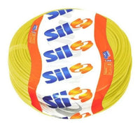 Cabo Flexível 4,0mm Amarelo 750V Antichama 100mts 70g Sil