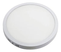 Painel LED Sobrepor Redondo Avant 12W 4000K Bivolt 127/220V Branco – Alumínio – Luz Neutra