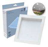 Painel LED Recuado Quadrado Comfort Deluxe 12W 6500K Bivolt Branco Fosco Avant – Cód. 908031377