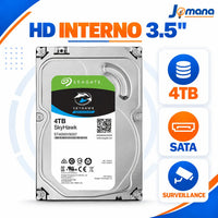 Hd Seagate Skyhawk 4 Tb Para Gravação Branco