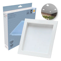 Painel LED Recuado Quadrado Comfort Deluxe 18W 2700K Bivolt Branco Fosco Avant – Cód. 908080375