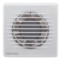 Exaustor para Banheiro Ventisol EXB 150 150mm 220V 22W Branco – Alta Vazão 186m³/h