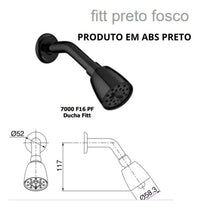 DUCHA FRIA LORENZETTI FITT 7000 F16 PRETO FOSCO – JATO MULTIDIRECIONAL