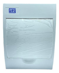 Quadro De Distribuição De Sobrepor Weg 6 Disjuntores Branco