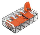 Kit 10 Conectores Wago 221-415 5 Vias  - Compacto para emenda