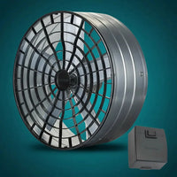 Exaustor Axial Ventisol Industrial 50cm 220V 1/4CV com Reversão 5 Pás Ref. 445