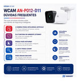KIT CÂMERA IP WEG WCAM 5MP COM ANÁLISE INTELIGENTE + CARTÃO MICROSD 64GB CLASS 10 – BRANCO
