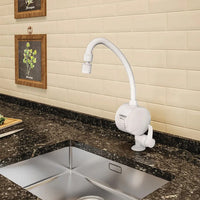 Torneira Elétrica Lorenzetti Loren Easy Mesa 127V 5500W Branca – Bica Alta Móvel para Bancada