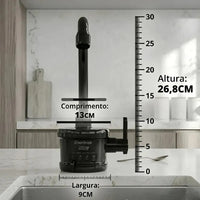 Torneira Elétrica Enerbras 4T Plus 4 Temperaturas Preta PVC 220V 5500W