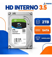 HD Seagate SkyHawk 2TB 3,5" SATA III para DVR e NVR – ST2000VX017