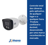 Câmera IP Bullet Full HD 2MP PoE WCAM IP-H022-B11 Branca WEG – Lente 2,8 mm | IP66 | Microfone Integrado