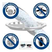 Grelha para Ralo Lorenzetti LorenProtect Redonda 100x100 mm Anti-Inseto com Fechamento Automático