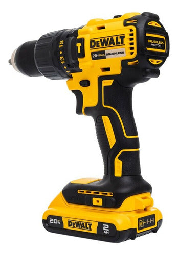 Furadeira Parafusadeira Bateria 20v 2 Baterias  1 Carregador Amarelo 127/220v 60 Hz