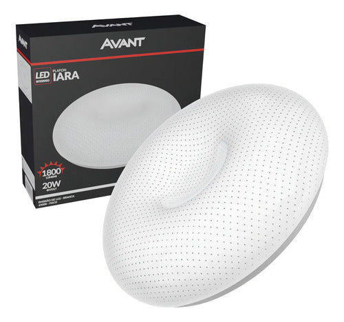 Plafon LED Avant Iara Branco Bivolt 127/220V Sobrepor – LED Integrado