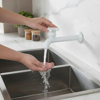 Torneira para Pia Lorenzetti Brio 1132 F34 Parede Bica Reta Longa 18cm Branco Fosco