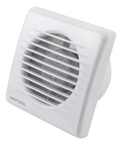 Exaustor para Banheiro Ventisol EXB 150 150mm 220V 22W Branco – Alta Vazão 186m³/h