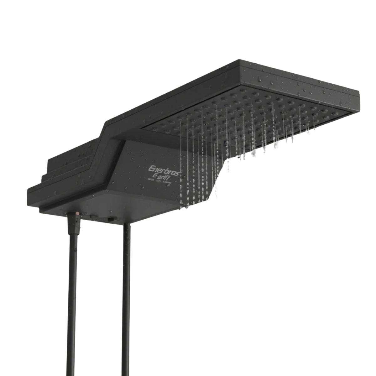 Chuveiro Ducha Eletrônica Enerbras E-griff Preto 7800w Potência 7.8 Kw 220v