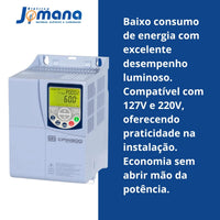 Inversor De Frequência CFW500 7,5CV 14A 380V Trifásico Industrial WEG