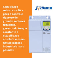 Inversor De Frequência CFW500 20CV 31A 380V Trifásico Industrial Pesado WEG