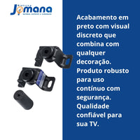 Suporte TV Parede Universal 15” a 100” PQST-1584 Preto Proeletronic