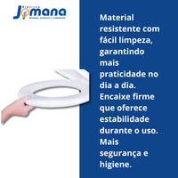 Assento Sanitário Almofadado Oval Levitti Branco Lorenzetti