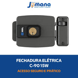 Fechadura Elétrica HDL C-90 Cinza 15W Para Abertura Interna