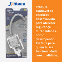 Torneira Elétrica P/ Parede 4800w Cor Branca Enerclean Branco Polido 127v 60hz