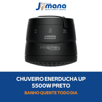 Chuveiro Ducha Enerducha Up Preto 3 Temperaturas 5500W 220V Enerbras