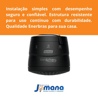 Chuveiro Ducha Enerducha Up Preto 3 Temperaturas 5500W 220V Enerbras