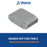 Gelbox 207-1332 Tamanho 2 para Conectores Cinza WAGO