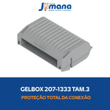 Gelbox 207-1333 Tamanho 3 para Conectores 4mm² WAGO