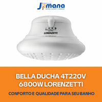 Chuveiro Lorenzetti Bella Ducha 4T 6800W 220V