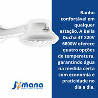 Chuveiro Lorenzetti Bella Ducha 4T 6800W 220V