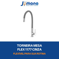 Torneira de Cozinha  Loren Flex G27 1177 - Cinza Brilhante - Lorenzetti