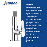 Torneira de Cozinha  Loren Flex G27 1177 - Cinza Brilhante - Lorenzetti