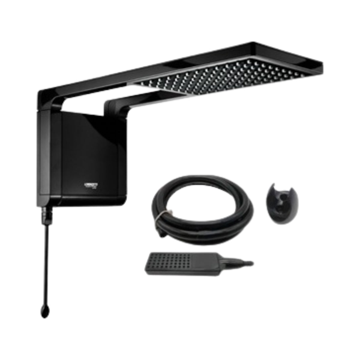 Chuveiro Elétrico De Parede Lorenzetti Acqua Ultra Storm Preto 7800w 220v 7.8 Kw