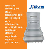 Quadro Distribuição Embutir 24 Disjuntores QDW02-24 BE WEG