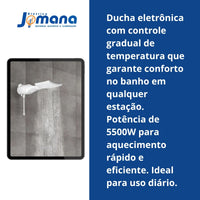 Ducha Loren Shower Ultra Eletrônica 127V 5500W Lorenzetti
