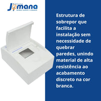 Quadro De Distribuição De Sobrepor Weg 4 Disjuntores Branco