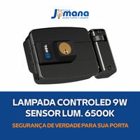 Hdl Fechadura Eletrônica C90 Abre P/dentro Fixa Preta