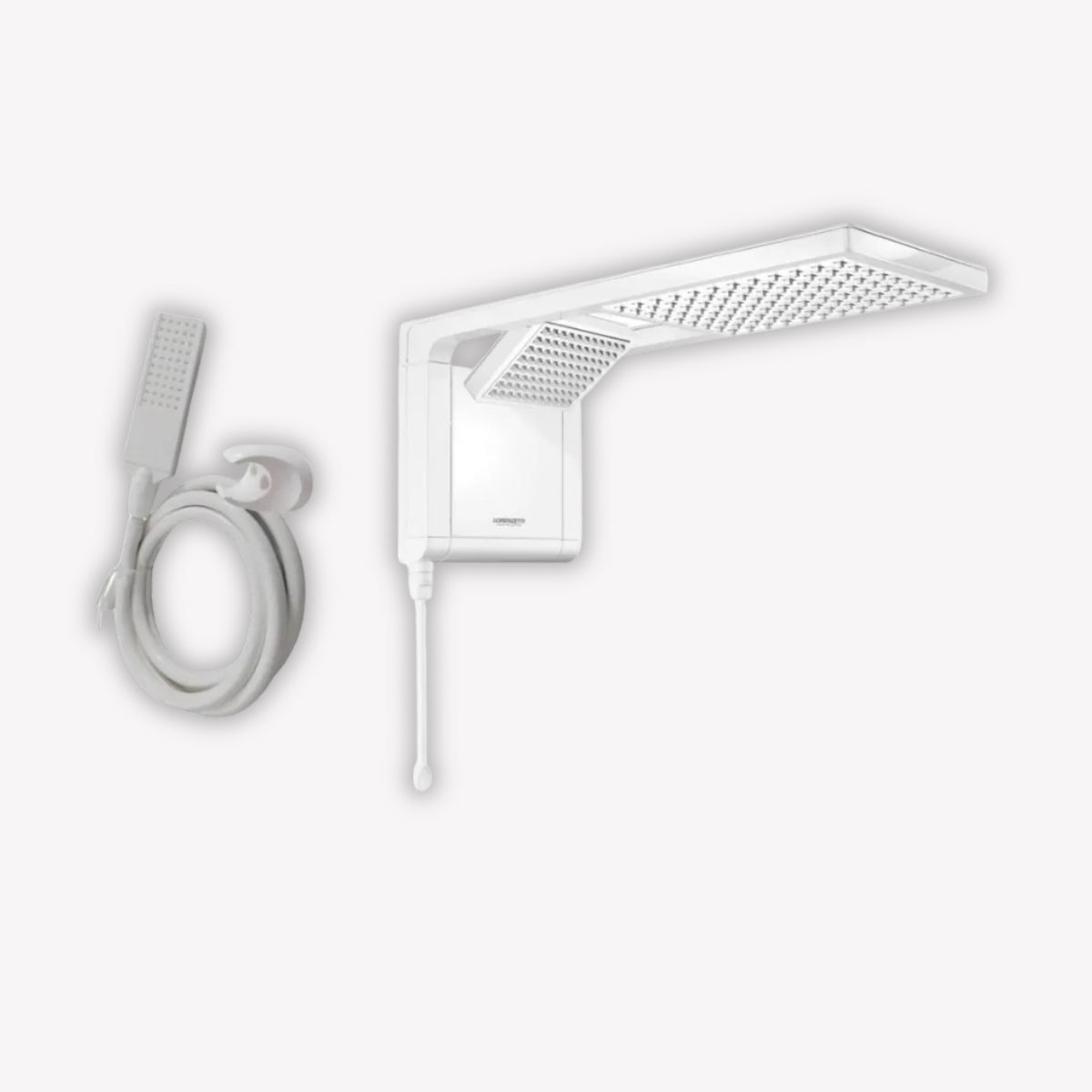 Chuveiro Elétrico De Parede Lorenzetti Acqua Ultra Duo 7,8kw Cor Branco 220v 7.8 Kw