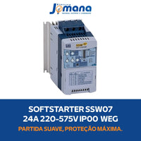 Softstarter Weg Ssw07 24a 220-575v Ip00 - Proteção Eficiente