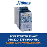Softstarter Weg Ssw07 24a 220-575v Ip00 - Proteção Eficiente
