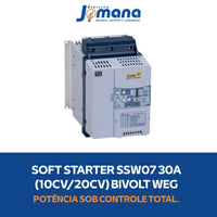 Soft Starter SSW07 30A 220V/380V | 10CV e 20CV WEG