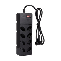 Filtro de Linha Energy 8 Tomadas Proteção DPS Preto 127/220V Clamper